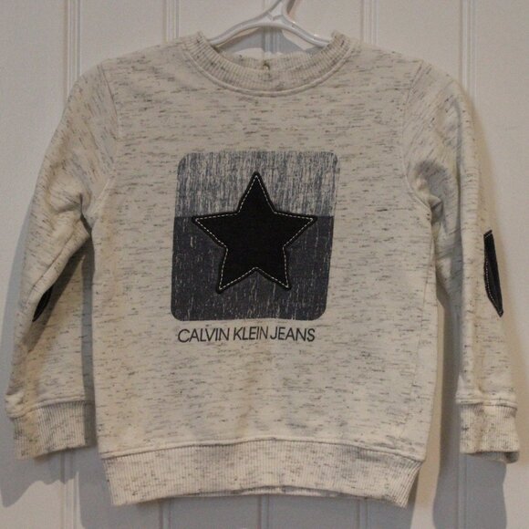 3/$20 🏷 Calvin Klein Crewneck Sweater Size 24m - Picture 2 of 2